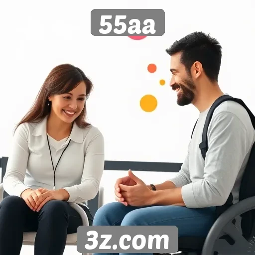 Acessibilidade e usabilidade do site 55aa