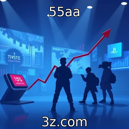 Crescimento das vendas digitais na indústria de jogos